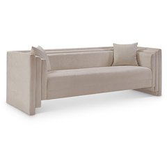 Everett Beige Chenille Fabric Sofa