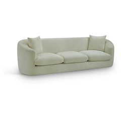 Penelope Mint Chenille Fabric Sofa