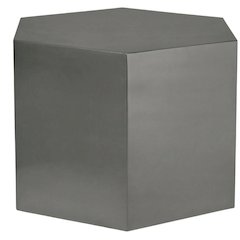 Contemporary Coffee Table with Brushed Chrome Finish and Durable Construction