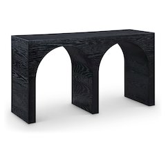 June Black Oak Console Table