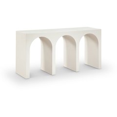 June Cream Oak Console Table