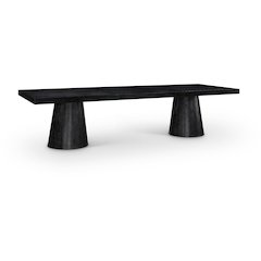 Tavolo Black Oak Veneer Dining Table