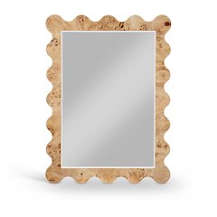 Vassa Natural Burl Veneer Mirror