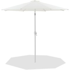 Fiji White Fabric Patio Umbrellas