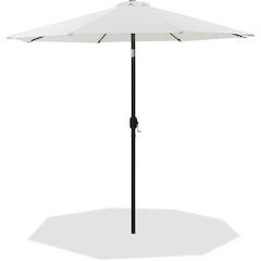 Fiji White Fabric Patio Umbrellas