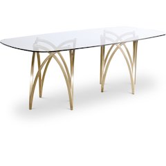 Madelyn Gold Dining Table