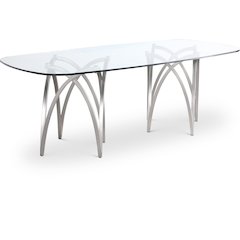 Madelyn Silver Dining Table