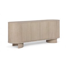 Caldra Natural Oak Veneer And Solid Wood Sideboard/Buffet