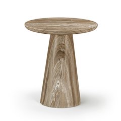 Cassino Beige Concrete Indoor/Outdoor End Table