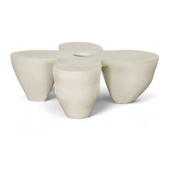 Fiore Taupe Concrete Indoor/Outdoor Coffee Table