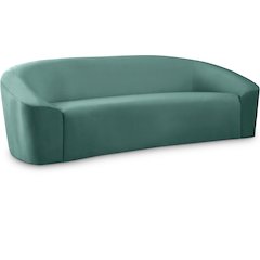 Riley Mint Velvet Sofa