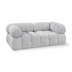 Ames Grey Boucle Fabric Modular Sofa