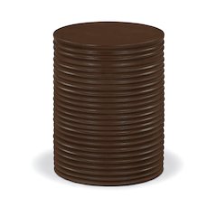 Nobi Brown Concrete Indoor/Outdoor End Table