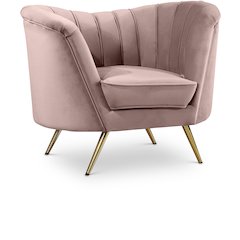 Margo Pink Velvet Chair