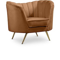 Margo Saddle Velvet Chair