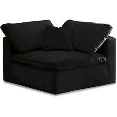 Cozy Black Velvet Chair