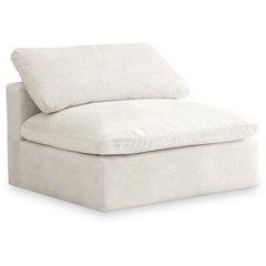 Cozy Cream Velvet Chair