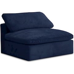 Cozy Navy Velvet Chair