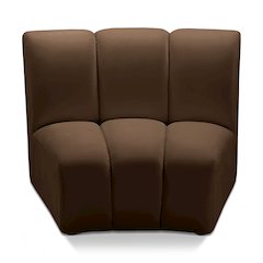Infinity Brown Velvet Modular Chair