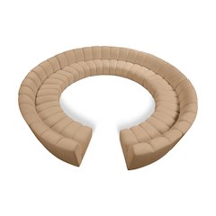 Infinity Camel Velvet 12pc. Modular Sectional