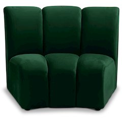 Infinity Green Velvet Modular Chair