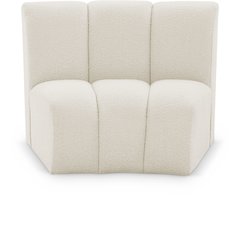 Infinity Cream Boucle Fabric Modular Chair