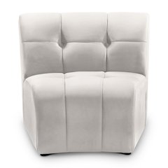 Limitless Cream Velvet Modular Chair