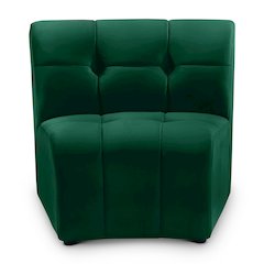 Limitless Green Velvet Modular Chair
