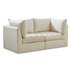 Jacob Cream Velvet Modular Sofa