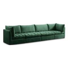 Jacob Green Velvet Modular Sofa