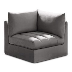 Jacob Grey Velvet Corner