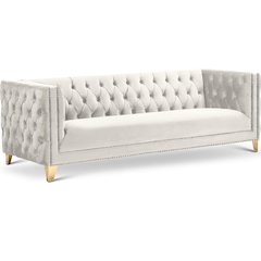 Michelle Cream Velvet Sofa