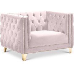 Michelle Pink Velvet Chair