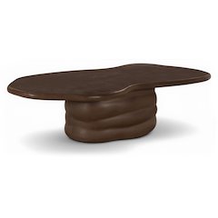 Branna Brown Concrete Indoor/Outdoor Coffee Table