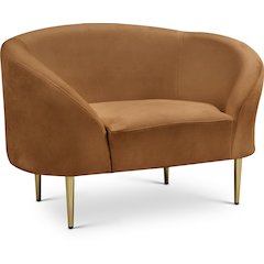 Ritz Saddle Velvet Chair