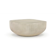 Sonara Beige Concrete Indoor/Outdoor Coffee Table