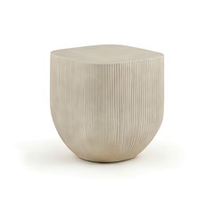 Sonara Beige Concrete Indoor/Outdoor End Table