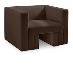 Henson Brown Velvet Chair