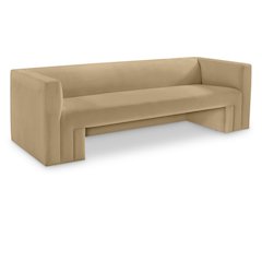 Henson Camel Velvet Sofa
