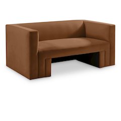 Henson Saddle Velvet Loveseat