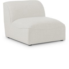 Miramar Cream Durable Linen Textured Armless