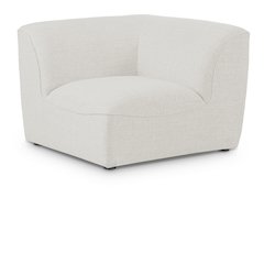 Miramar Cream Durable Linen Textured Corner