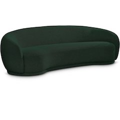 Hyde Green Boucle Fabric Sofa