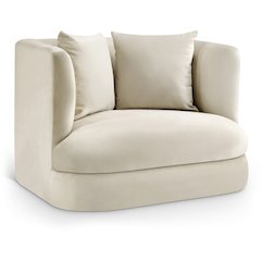 Alder Cream Velvet Chair