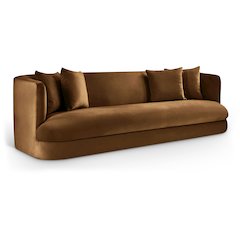 Alder Saddle Velvet Sofa