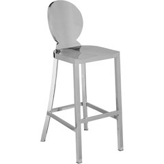Maddox Chrome Stainless Steel Stool