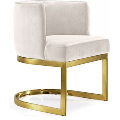Gianna Cream Velvet Dining Chair