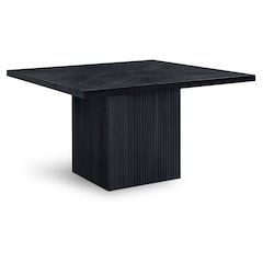 Belinda Black Oak Veneer Dining Table