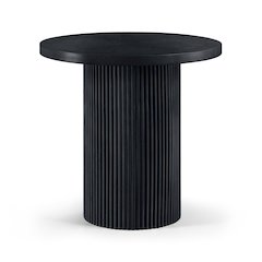 Belinda Black Oak Veneer And Solid Wood Counter Height Table