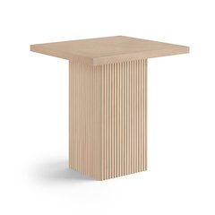 Belinda Natural Oak Veneer And Solid Wood Counter Height Table